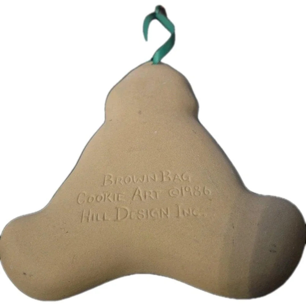 Vintage 1986 Brown Bag Cookie Art Raggedy Andy Cookie Mold Press Hill Design Inc